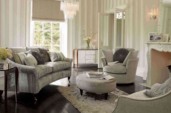 Laura Ashley wallpaper striped wallpaper ideas living room decor