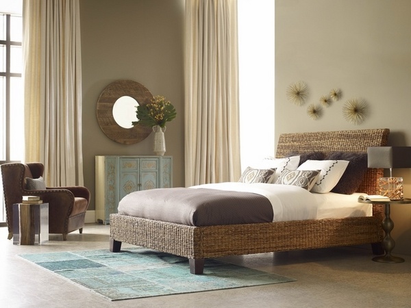 Seagrass-furniture-ideas-bedroom bed