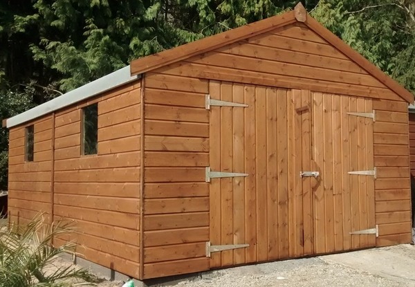wooden-garage-timber-sheds-ideas-garden-sheds 