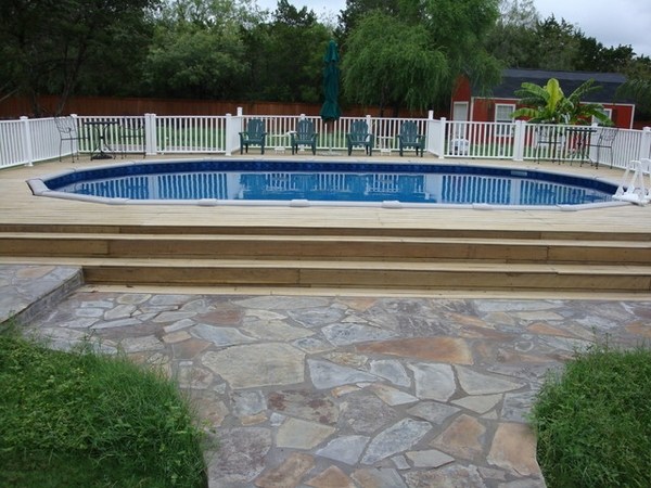 above ground pools with decks garden pool design ideas