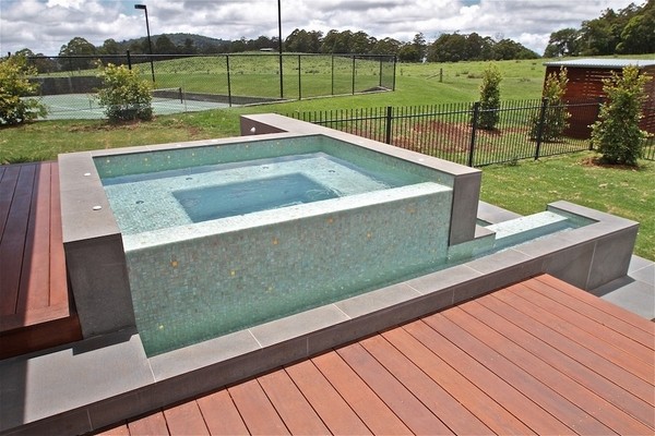 above ground pools with decks modern pool design ideas 