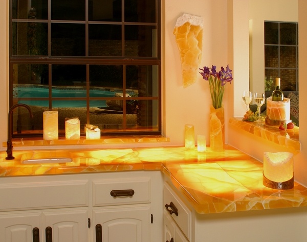 backlit onyx countertops ideas kitchen design ideas kitchen decorating