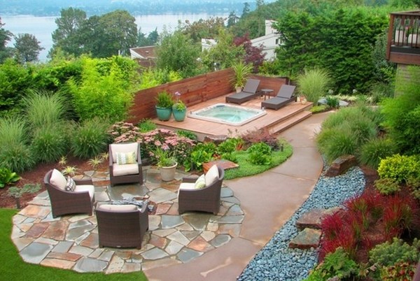Backyard Landscaping And Design, Small Backyard Landscape Ideas With Fire Pit