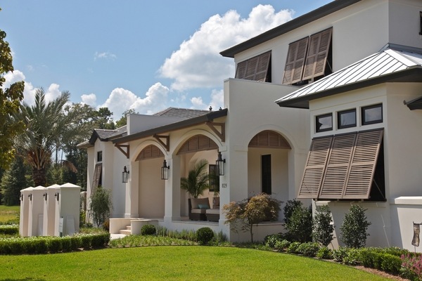 bahama shutters modern house exterior design ideas 