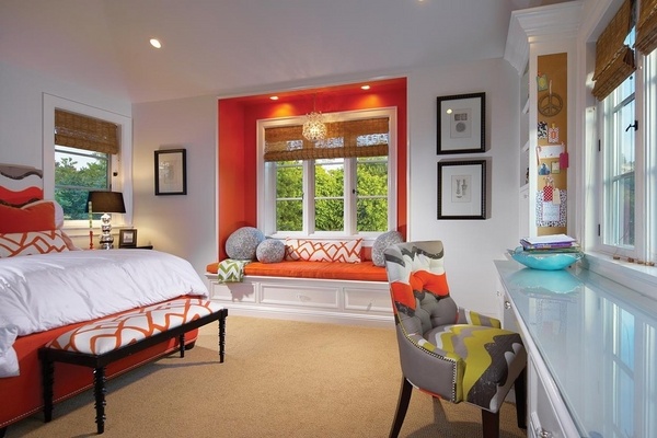 bedroom design accent colors 