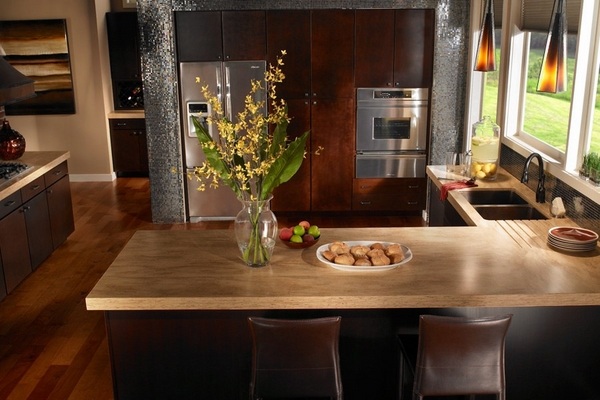 best kitchen countertop materials corian vs granite comparrison 