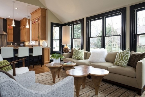 black trim interior design ideas living room decorating