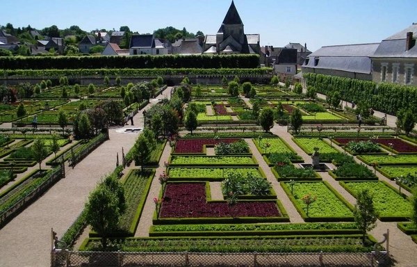 classic potager garden plan ideas Chateau de Villandry France