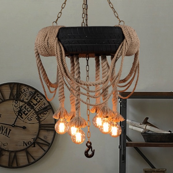 coastal-decor-ideas-creative-edison-bulb-chandelier-rope-chains