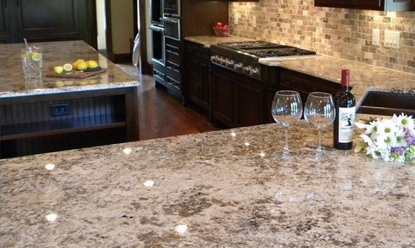 corian-vs-granite-review-kitchen-countertop-materials-modern kitchen