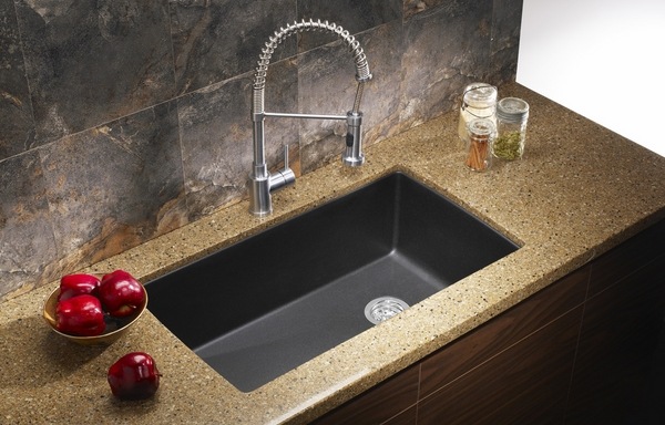 granite composite sinks ideas sink faucet contemporary kitchen