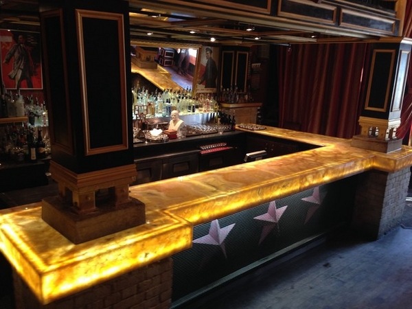 home bar design backlit basement