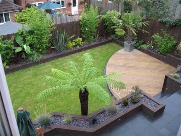 landscaping with railway sleepers patio design garden edging 