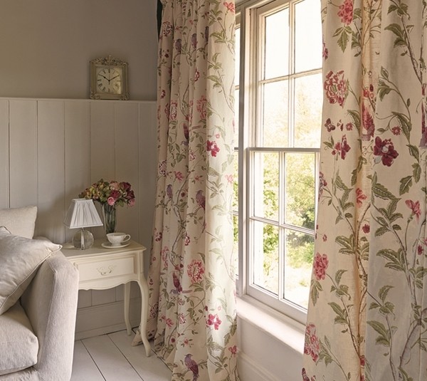 Laura-Ashley-curtains-floral pattern