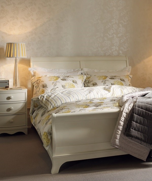 wallpaper designs Hydrangea white bedroom decor ideas