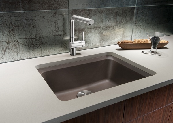 minimalist-kitchen-design-ideas-granite-composite-sinks-ideas-brown sink