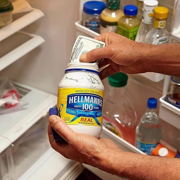 original mayonnaise jar pantry 