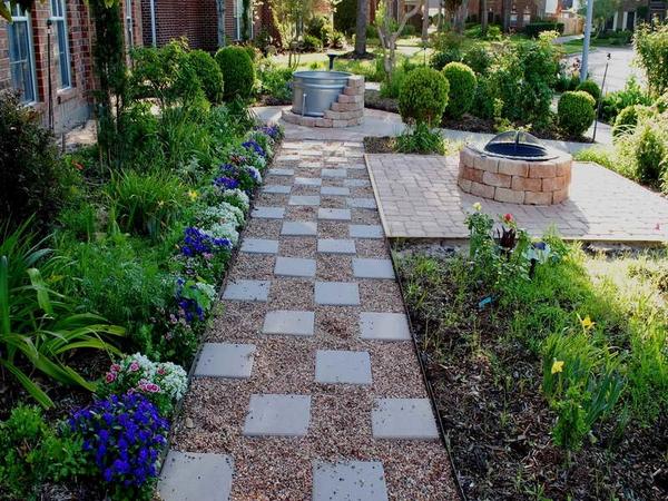 Patio landscape design – cost effective pea gravel patio ideas