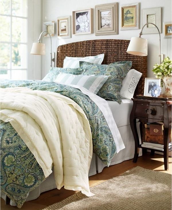 seagrass-headboard-ideas-bedroom-decoration-bedside-tables 