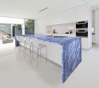 unique-blue-marble-countertops-contemporary-kitchen-minimalist-kitchen-design-ideas
