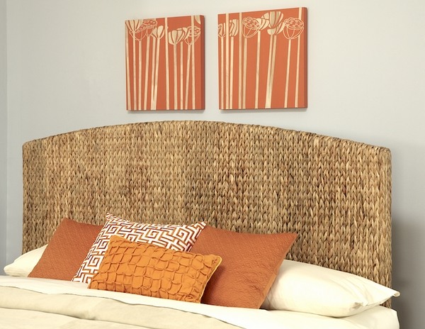 Seagrass headboard ideas - an exotic touch to the bedroom de