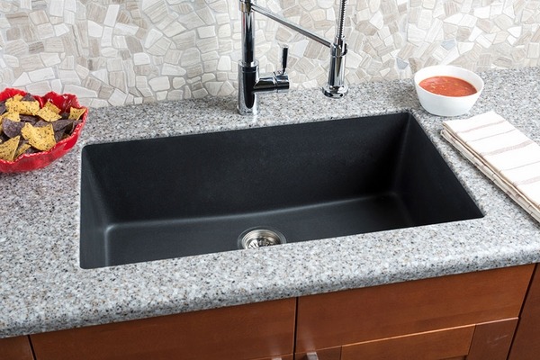 what-is-composite-granite-modern-kitchen sink design ideas black kitchen sink