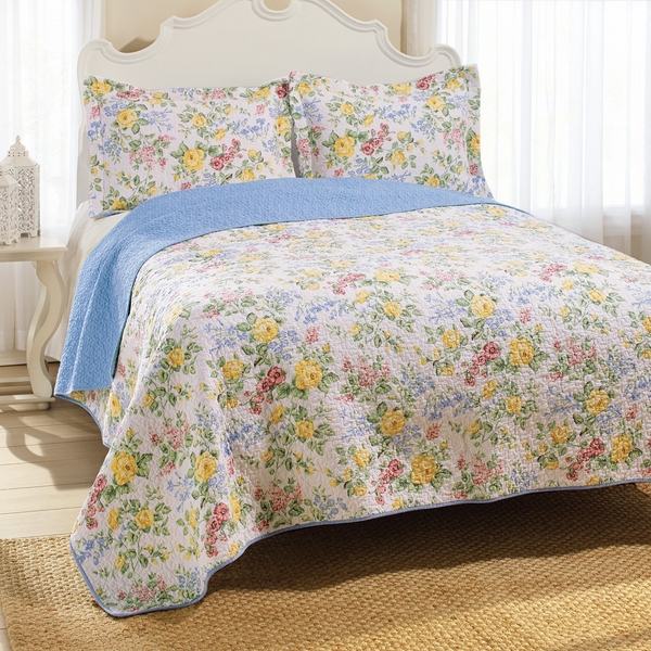 white bedroom furniture laura ashley bedding set floral pattern 
