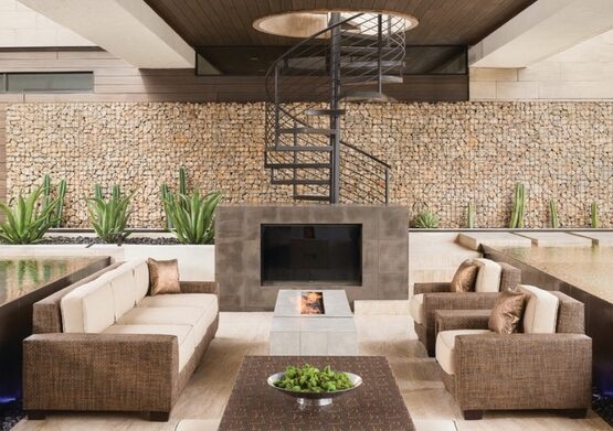 gabion-retaining-wall-ideas-patio-decorating-house-exterior-design-ideas