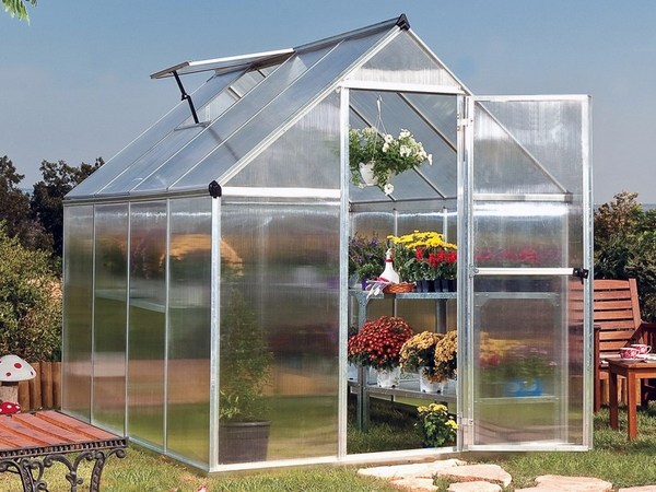 backyard greenhouse plant nursery
