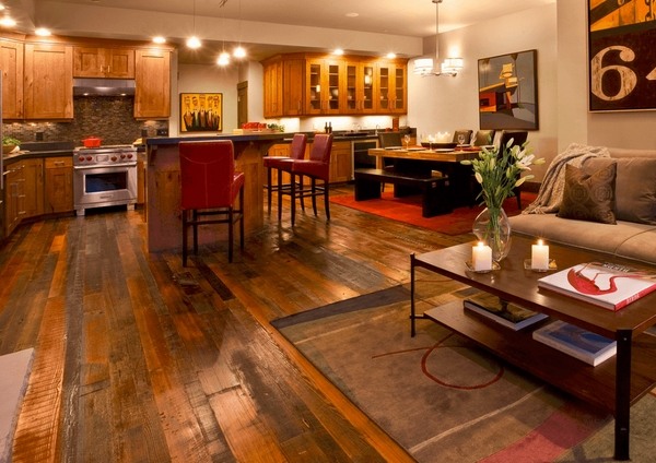 Antique reclaimed flooring hardwood floors kitchen flooring