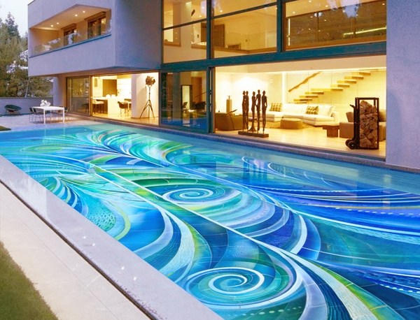 Pool Tile Design And Decorating Ideas, Swimming Pool Tiles Design