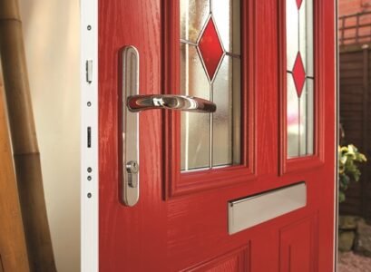 composite-front-door-decorative-glass-modern-front-door-ideas