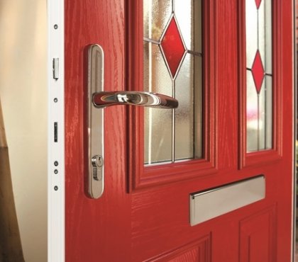 composite-front-door-decorative-glass-modern-front-door-ideas