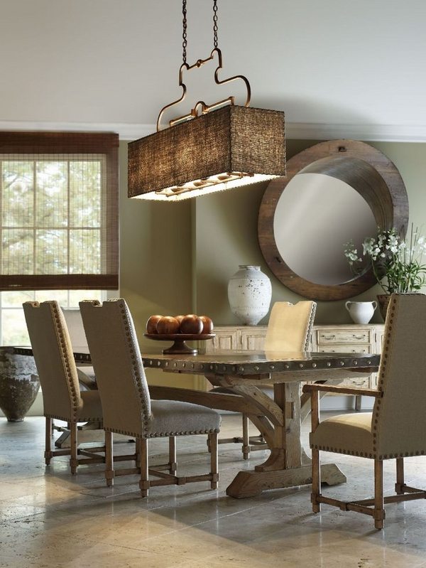 Rectangle Chandelier Make A Statement, How To Choose A Light Fixture For Dining Room Table