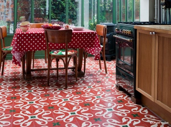 decorative floor tiles kitchen dining room decor