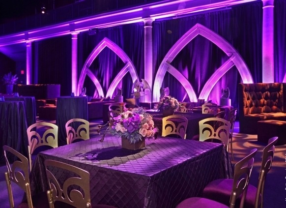 decorative uplighting ideas ballroom decoration purple 