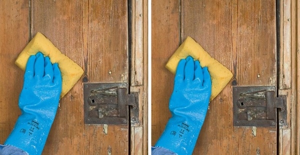 how to strip off paint from wood