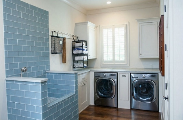 home dog washing station ideas bathtub laundry room design