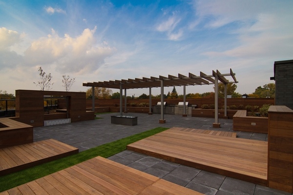 ipe decking modern roof decks exotic wood solid wood deck