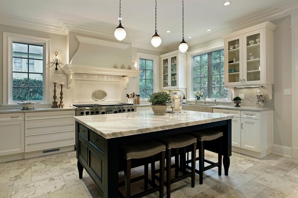 remodel white cabinets black kitchen island