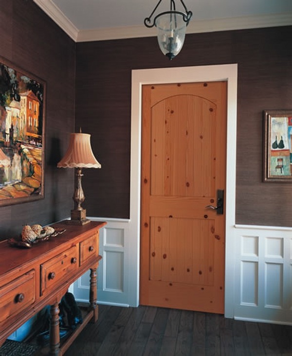 pine doors interior design ideas wainscoting 