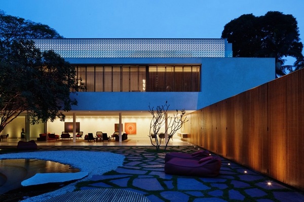 landscape lighting design uplighting ideas modern patio