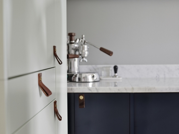 kitchen cabinet leather handles contemporary kitchen