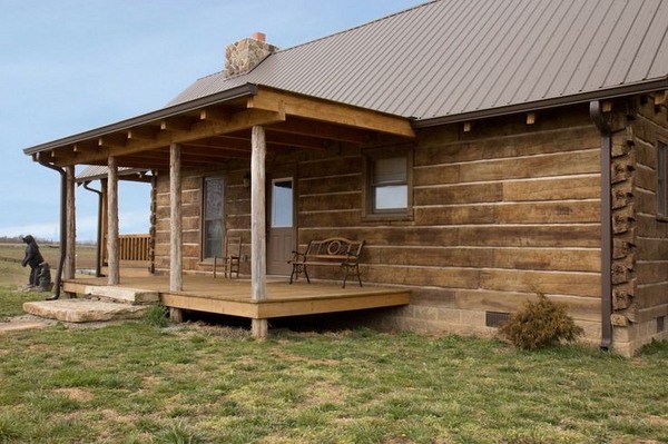 log cabin siding wood vinyl house exterior