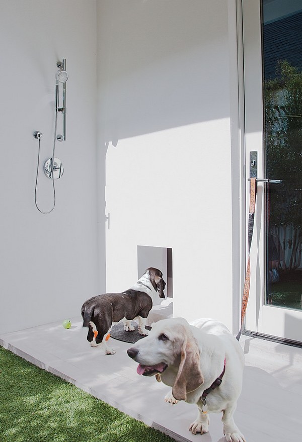 outdoor dog washing station shower ideas 