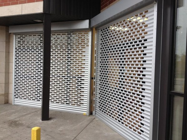 perforated commercial security