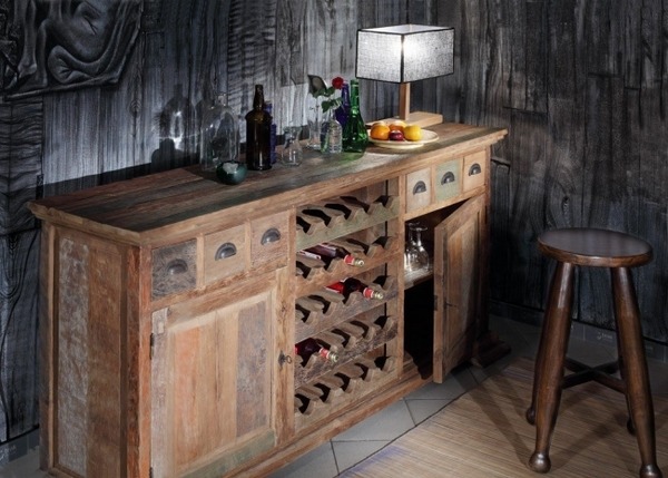 reclaimed barn wood furniture ideas wine rack ideas dining room