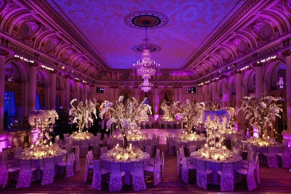spectacular ballroom decorating uplighting design table decor