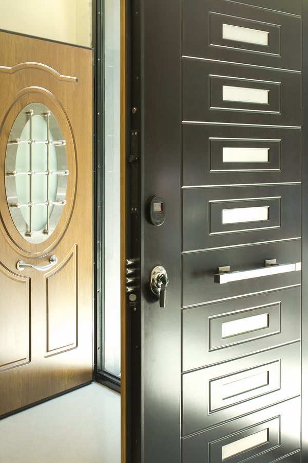 steel security doormodern entry door