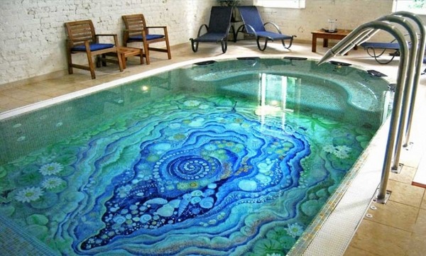 swimming pool mosaics unique swimming pool decor pool tile ideas